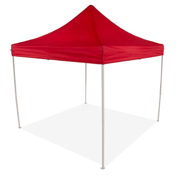 Impact Canopy TL Kit 10 FT x 10 FT  Steel Canopy with Roller Bag, Red - 040010004