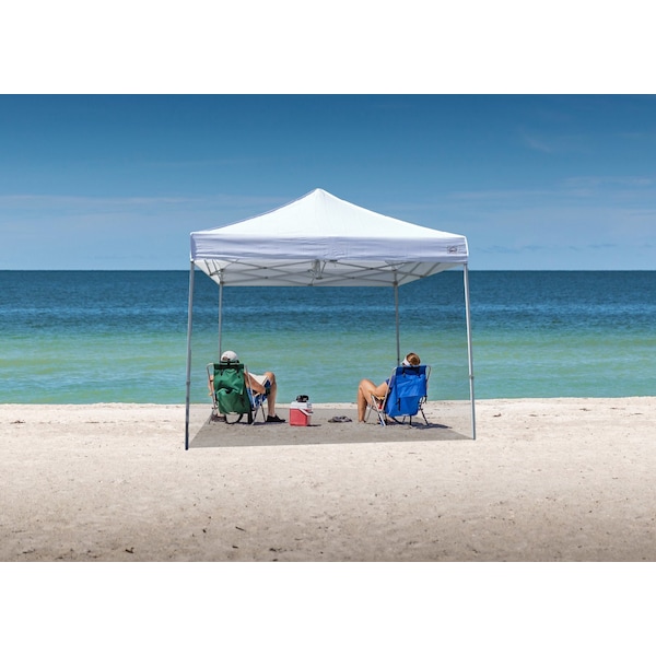 Impact Canopy TL Kit 10 FT x 10 FT  Steel Canopy with Roller Bag, White - 040010001