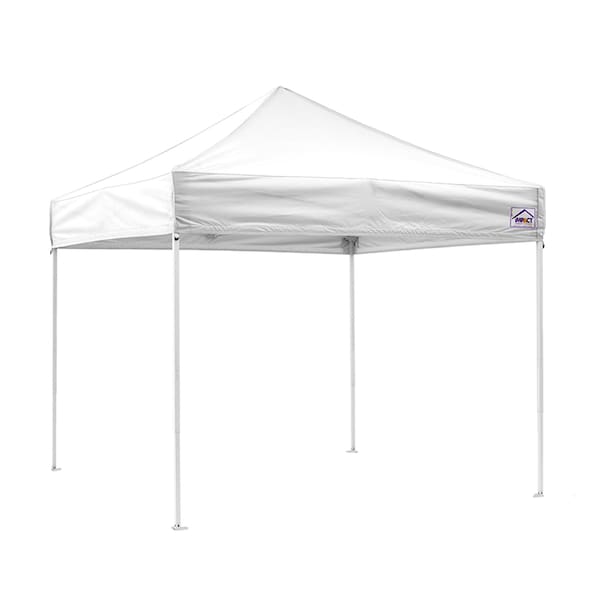 Impact Canopy TL Kit 10 FT x 10 FT  Steel Canopy with Roller Bag, White - 040010001