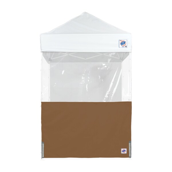 E-Z Up TAA Compliant Panorama Sidewall, 5' W, 5' H, Coyote Brown - SW3P5TCCB