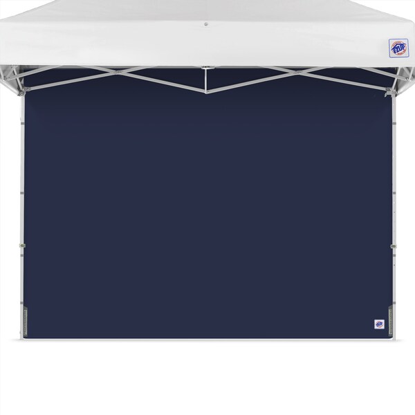 E-Z Up TAA Compliant Sidewall, 8' W x 8' H, Navy Blue - SWP3FXT8NB