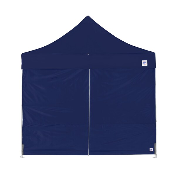 E-Z Up TAA Compliant Mid-Zip Sidewall, 10' W x 10' H, Navy Blue - SWP3M10MCNB
