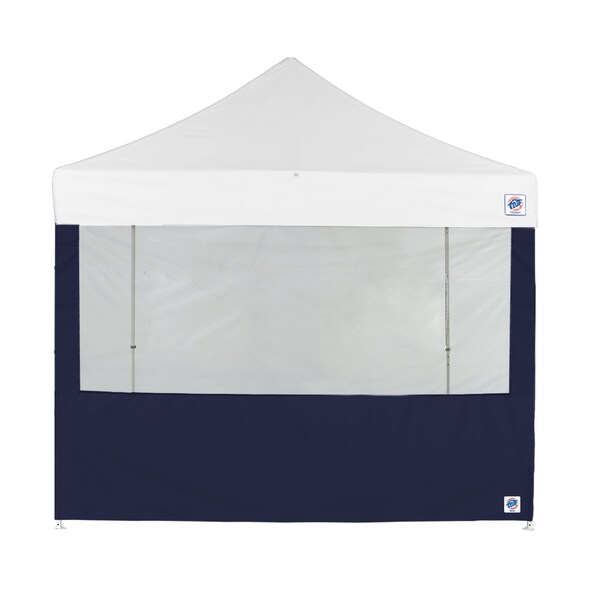 E-Z Up TAA Compliant Food Booth Sidewall, 13' W x 13' H, Navy Blue - SW3FB13TCNB