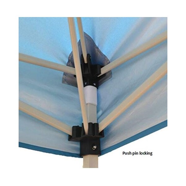 Impact Canopy Slant Leg Canopy, 10 FT x 10 FT  with Carry Bag, Blue - 040000003