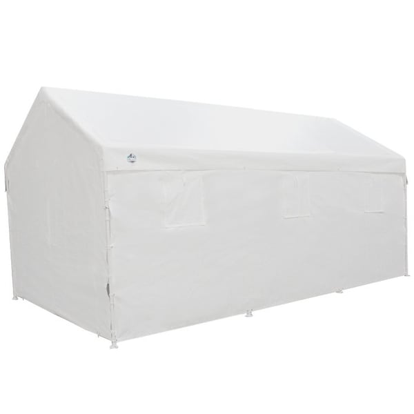 King Canopy 10ftx20ft Canopy Enclosure Sidewall Kit, Fits 10ft 8in by 20ft frames, White,  - SWK1020WW-2