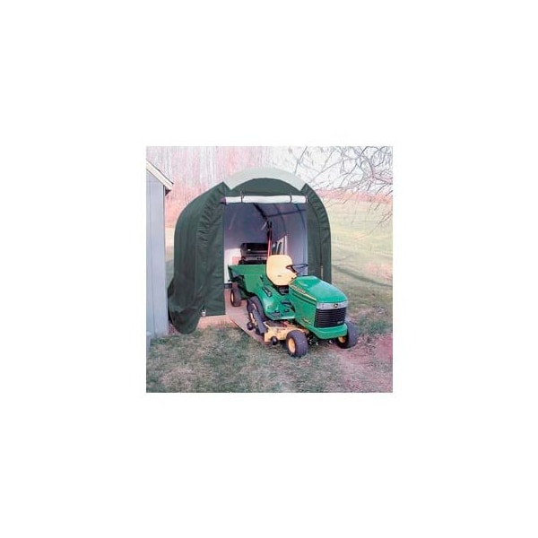 Clearspan Mini Garage/Storage Shed 8'W x 8'H x 12'L Gray - PB01900R4G