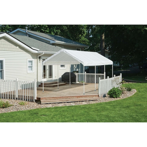Shelterlogic MaxAP  Gazebo Canopy - 8 Legs 10 x 20 ft. White - 23539