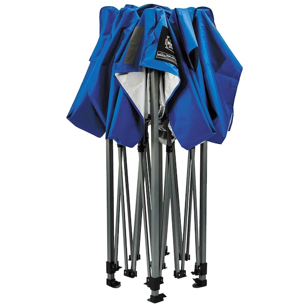 Ergodyne Single Heavy-Duty Pop-Up Tent, 10 ft., Bl - 6000