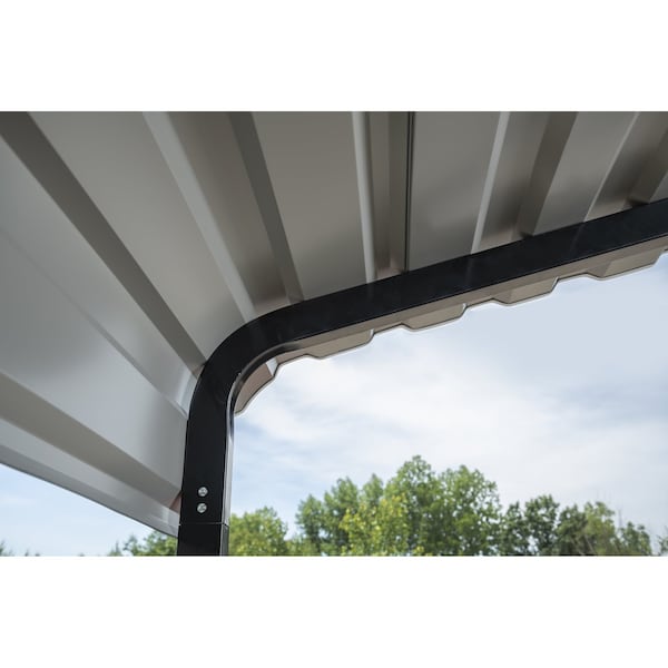 Arrow Storage Products Carport, 10 ft. x 29 ft. x 9 ft. Charcoal - CPHC102909