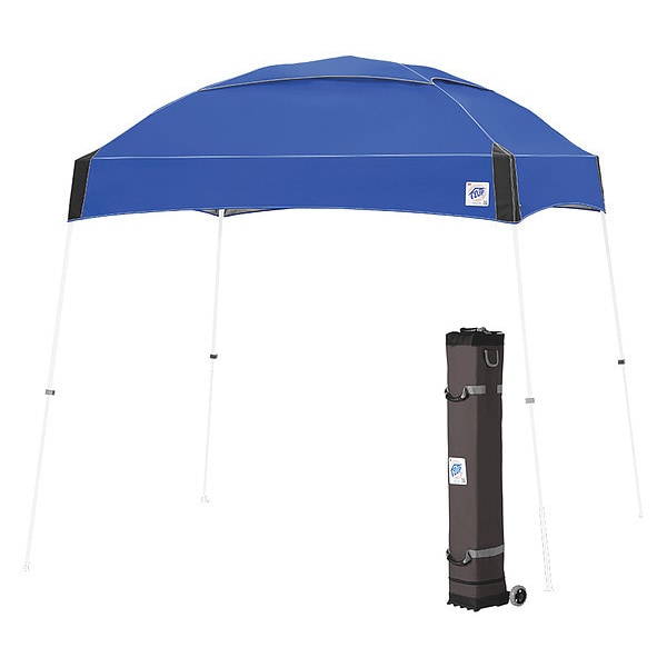 E-Z Up Dome Shelter, 10x10 Ft., White Frame, Royal - DM3WH10RB