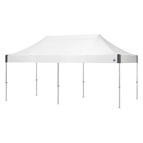 E-Z Up Portable Shelter, 20 ft L, Polyester - END3A20KMCWH