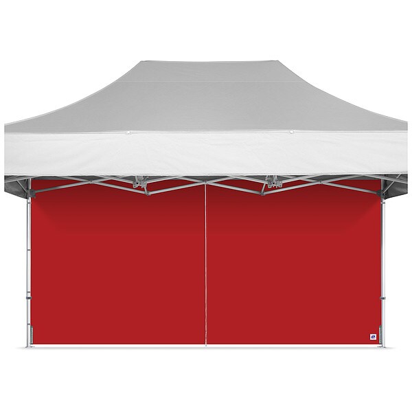 E-Z Up Professional Middle Zipper Sidewall, Red - SWP3FXTM15RD
