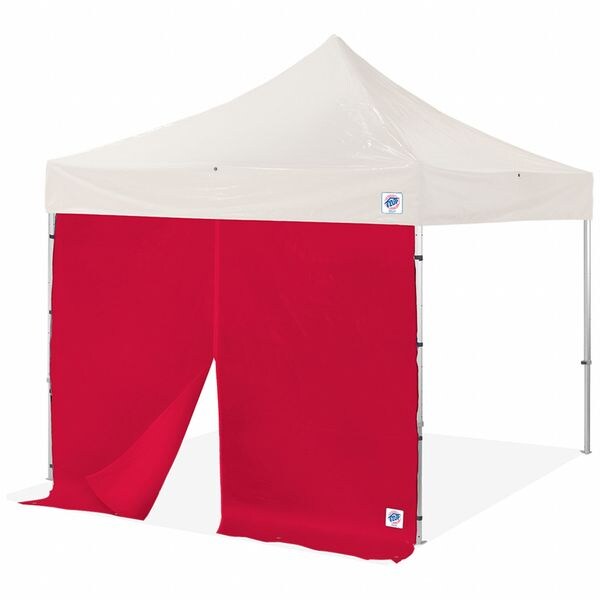 E-Z Up Sidewall, Red, 10 ft W, 10 ft H - SWVFMZ10RD