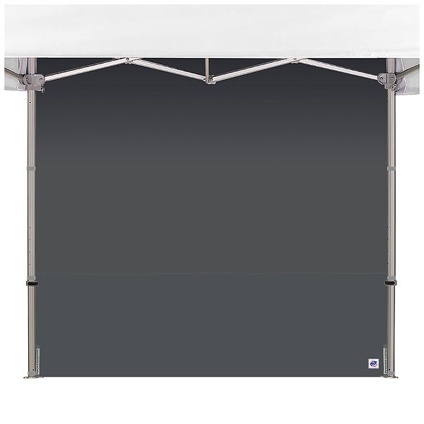E-Z Up HUB Sidewall, Gray, 8 ft W, 15 ft H - SWHB3FXT15SG