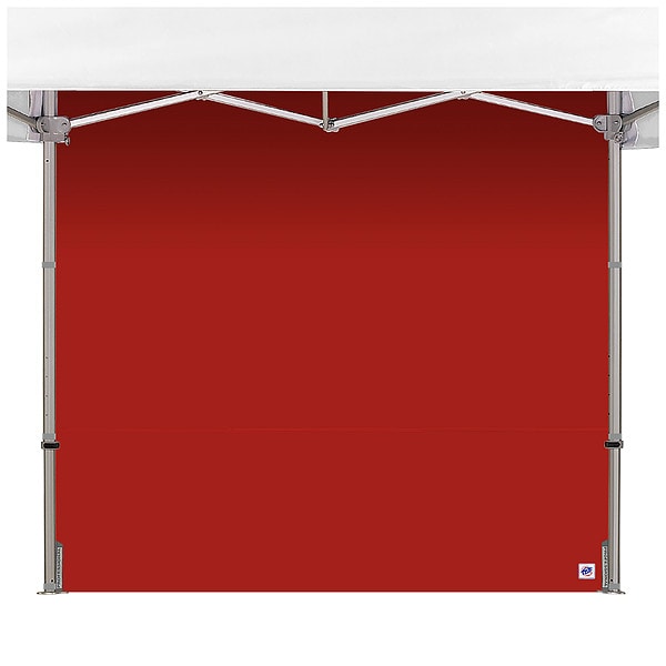 E-Z Up HUB Sidewall, Red, 8 ft W, 15 ft H - SWHB3FXT15RD