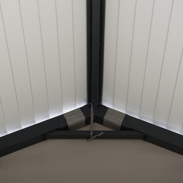 Sunjoy 20 ft. x 12 ft. Rockland Carport with Fabric Enclosure - A110000600