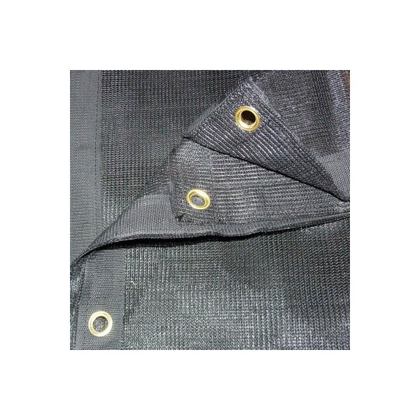 Xtarps Corporation. Xtarps, MN-MS70-B1624, 70% Shade Cloth, Shade Tarp, 16'W x 24'L, Black - MN-MS70-B1624