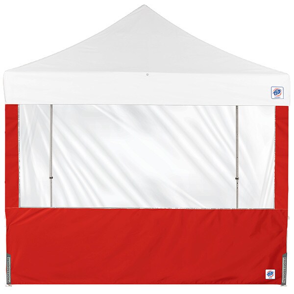 E-Z Up Panorama Sidewall, Red, 10 ft W, 10 ft H - SW3P10FXTRD