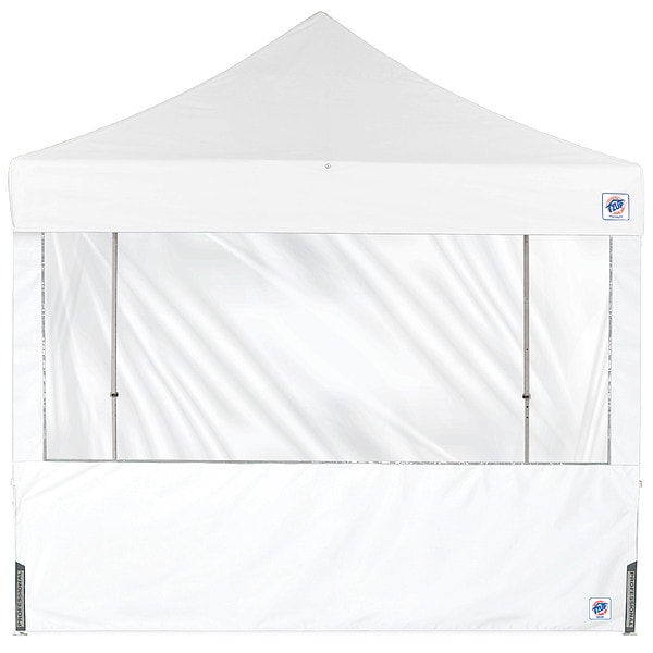 E-Z Up Panorama Sidewall, White, 10 ft W, 10 ft H - SW3P10FXTWH
