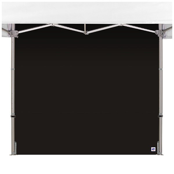 E-Z Up HUB Sidewall, Black, 8 ft W, 15 ft H - SWHB3FXT15BK