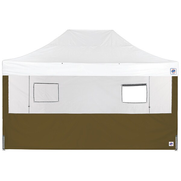 E-Z Up Food Booth Sidewall, Green, 15 ft H - SW3FB15FXTMC2WOD