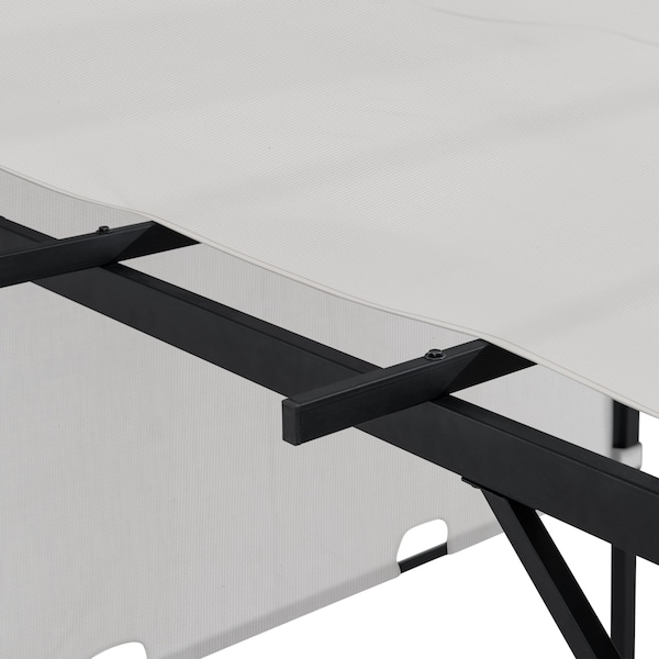 Sunjoy 9 ft x 9 ft Pergola, Outdoor Patio Pergola with Retractable White Canopy Shade, White - A106005561
