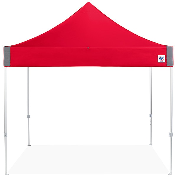 E-Z Up Shelter, Red, 10 ft W, 10 ft L - EX10KPN