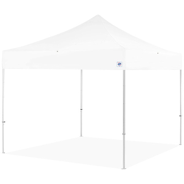 E-Z Up Shelter Tent, White, 13 ft W, 13 ft L - END3AGY13KWH