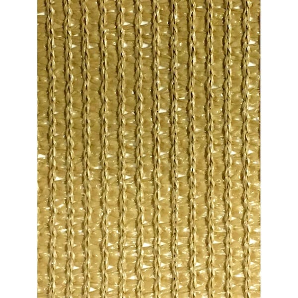 Grillgear 5.8 x 10 ft. Knitted Privacy Cloth - Tan - GR3194141