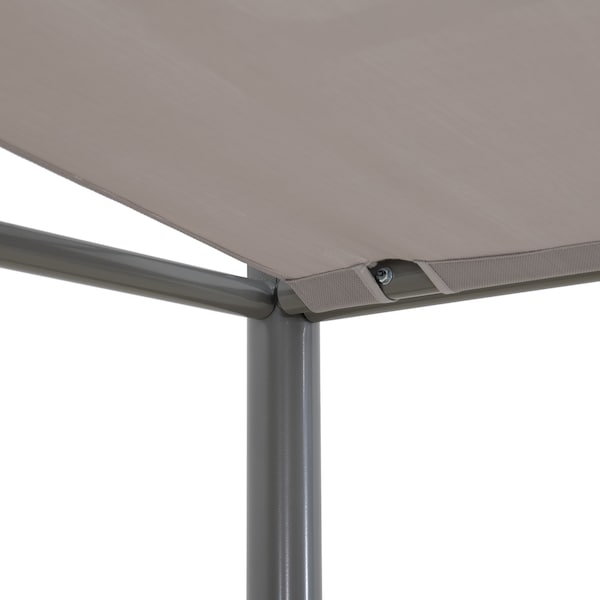 Sunjoy 10 ft x 10 ft Darkeford Metal pergola Grey - A106024802