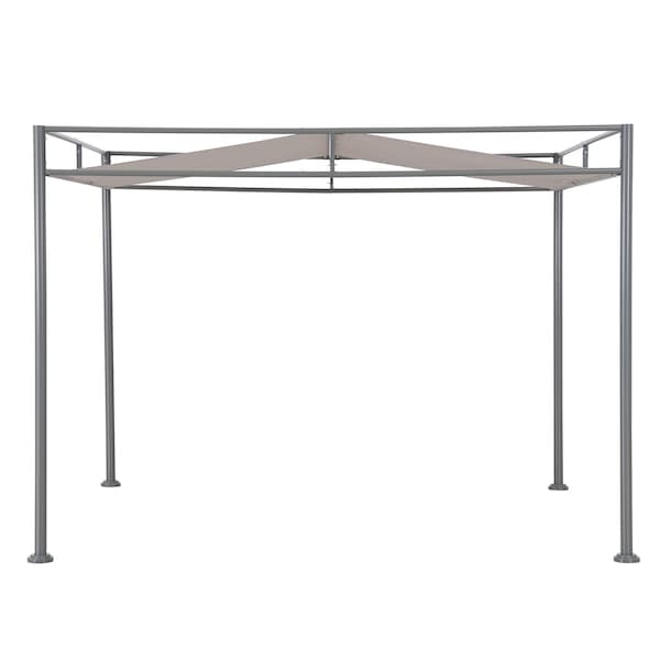 Sunjoy 10 ft x 10 ft Darkeford Metal pergola Grey - A106024802