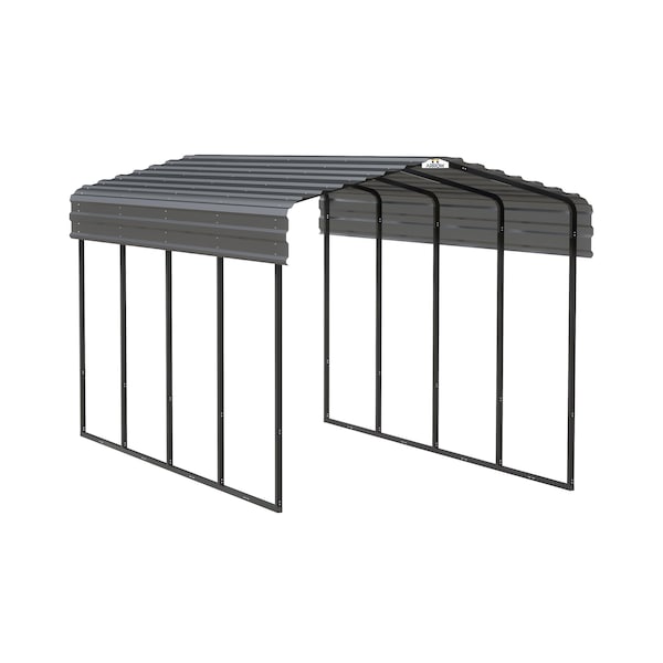 Arrow Storage Products Carport, 10 ft. x 20 ft. x 9 ft. Charcoal - CPHC102009