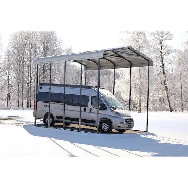 Arrow Storage Products Arrow Carport, 14x20x14, Eggshell - CPH142014