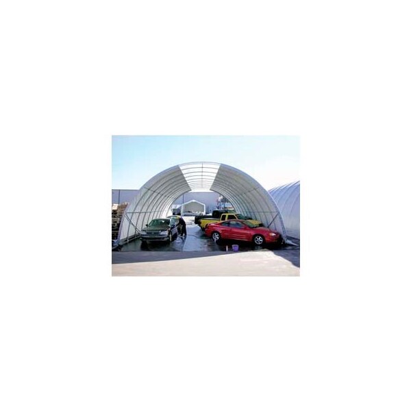 Clearspan Freestanding Poly Building 30'W x 11'H x 40'L Gray - 107768G