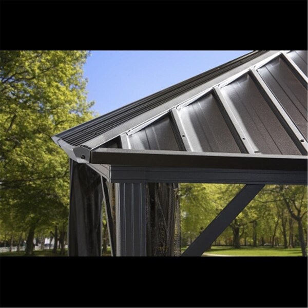 Marco Frio 10 x 10 ft. Dakota No.53 Gazebo Steel Roof - MA3199066