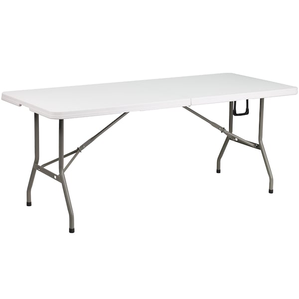 Flash Furniture White Canopy Tent, Folding Table and 4 Chair Set - JJ-GZ88183Z-4LEL3-WHWH-GG