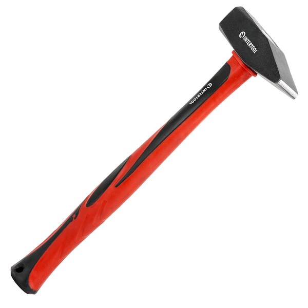 Intertool Cross Peen Hammer, 28 oz., 14 in. Fiberglass Handle - HT08-0208