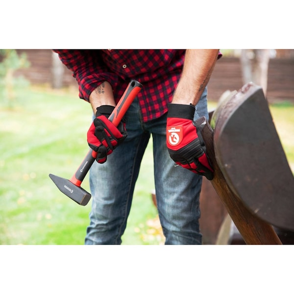 Intertool Cross Peen Hammer, 28 oz., 14 in. Fiberglass Handle - HT08-0208