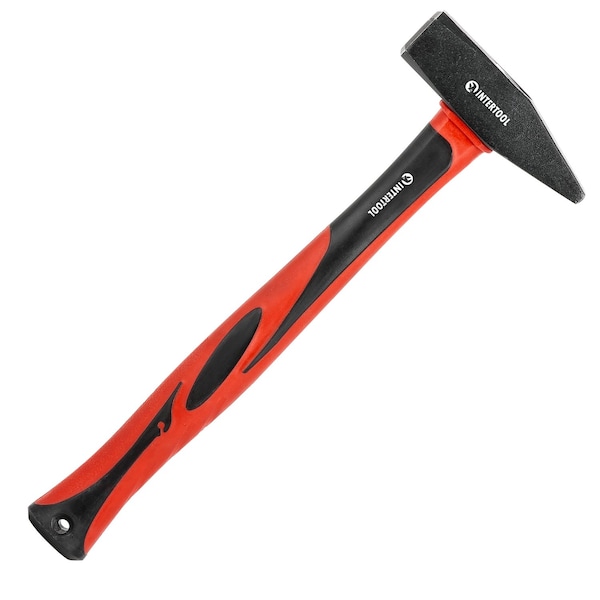 Intertool Cross Peen Hammer, 28 oz., 14 in. Fiberglass Handle - HT08-0208