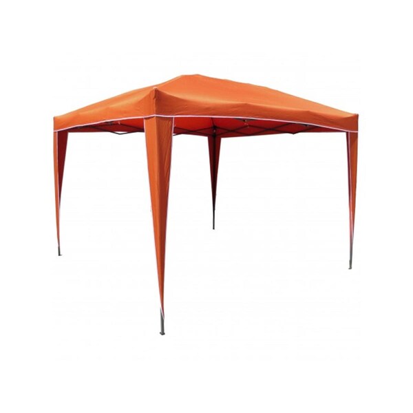 International Caravan Square Folding Gazebo, Terra Cotta - YF-3031-TC