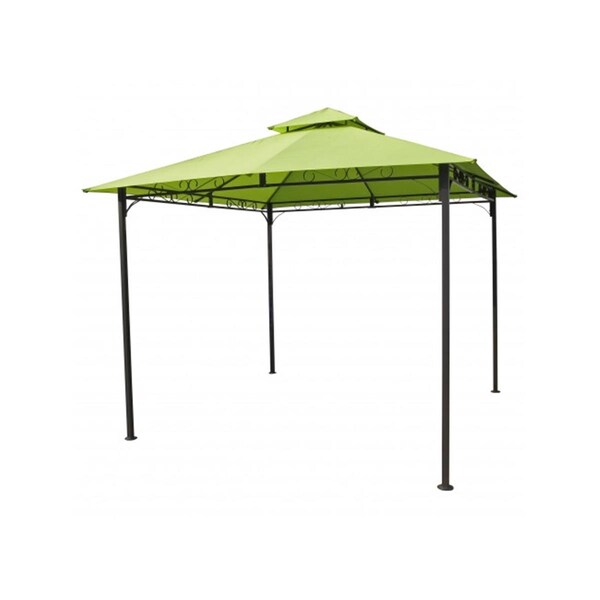 International Caravan Square Vented Canopy Gazebo, Light Green - YF-3136B-LG