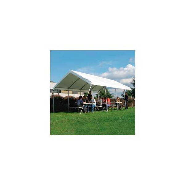 Clearspan WeatherShield Commercial Canopy 18'W x 50'L Gray - 1850CCG10