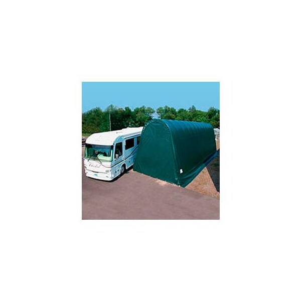 Clearspan Northstar Garage 18'W x 16'H x 32'L Green - PB01832R4N