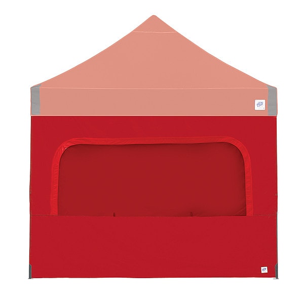 E-Z Up Sidewall, Red, 10 ft W, 10 ft H - SW3MW10PNSL