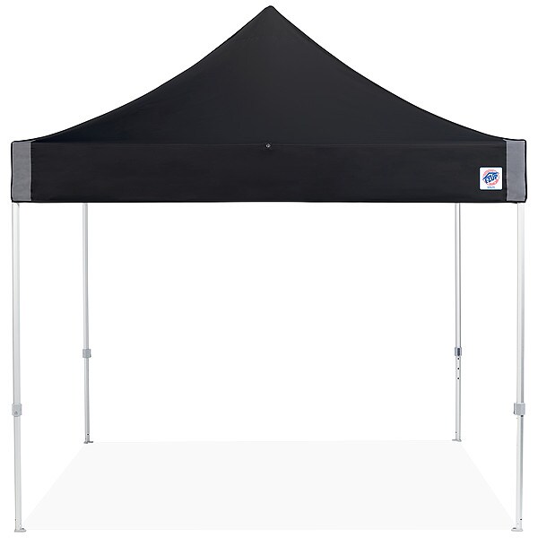 E-Z Up Shelter, Black, 10 ft W, 10 ft L - EX10KBK