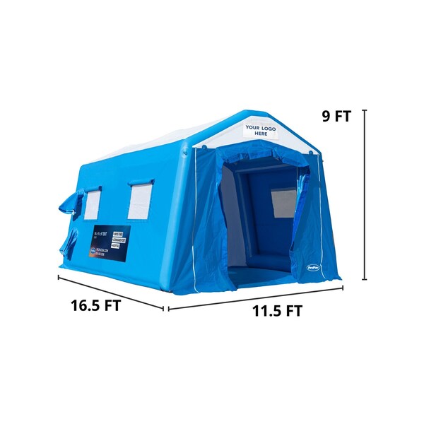 Propac SMALL INFLATABLE TENT KIT, 16.5'L X 11.5'W X 9'H - K9101-16