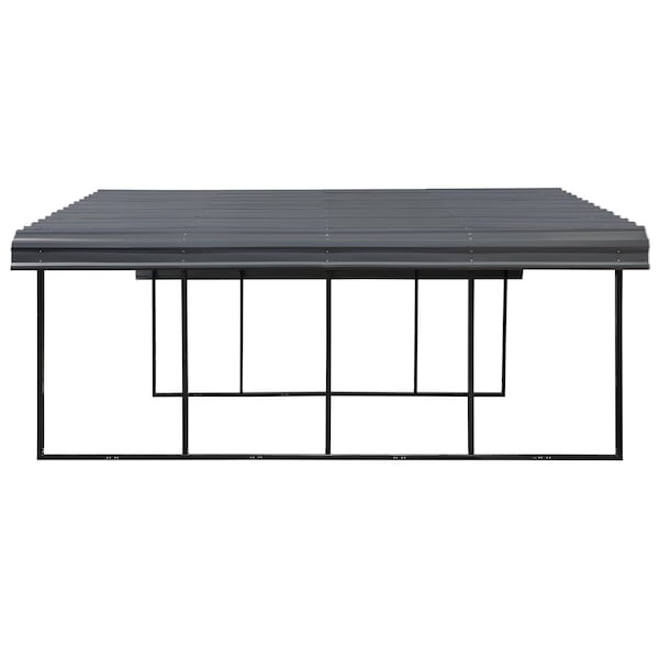 Arrow Storage Products Arrow Carport, 20x20, Charcoal - CPHC202007