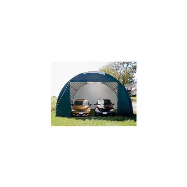 Clearspan SolarGuard Oversized Garage 20'W x 12'H x 28'L Tan - PB01410R4T