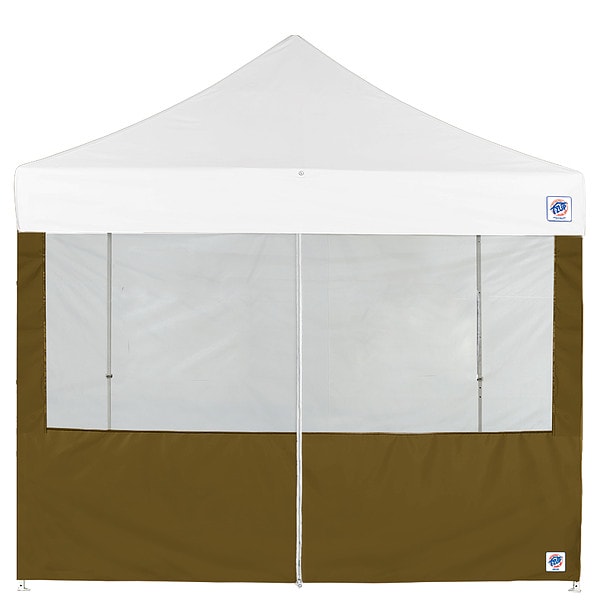 E-Z Up Food Booth Middle Zipper Sidewall, Green - SW3PRFBMTC13OD