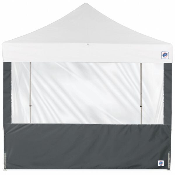 E-Z Up Panorama Sidewall, Gray, 8 ft W, 8 ft H - SW3P8FXTSG